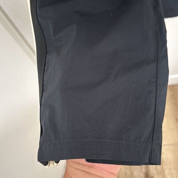 NWT All Saints‎ Mens Black Wide Tapered Fit Elastic Waist Pismo Trouser Size 34 - Picture 7 of 13